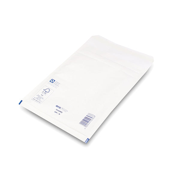 Bubble Lined Envelopes Size 4 180x265mm White (Pack of 100) XKF71449