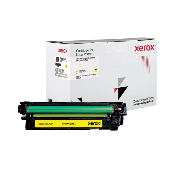 Xerox Everyday Replacement For CE262A Laser Toner Yellow 006R03677