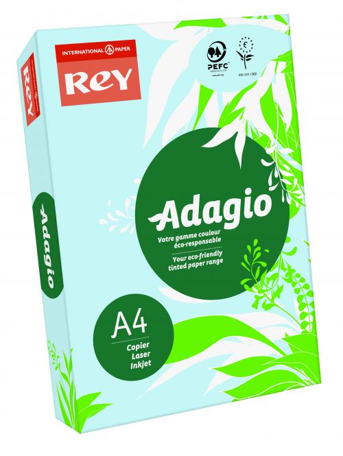 Best Value Rey Adagio A4 Card 160gsm Blue RM250