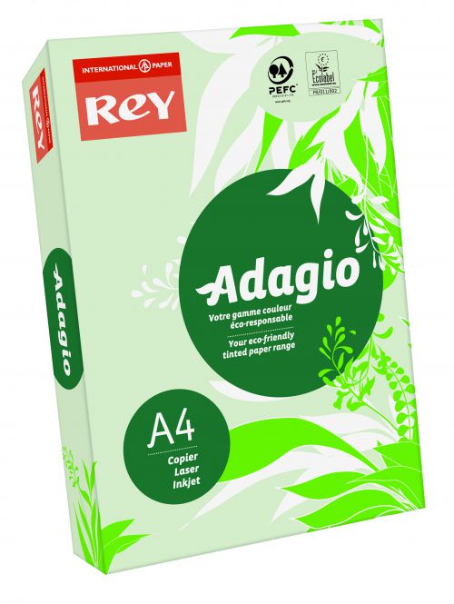 Best Value Rey Adagio A4 Card 160gsm Green RM250