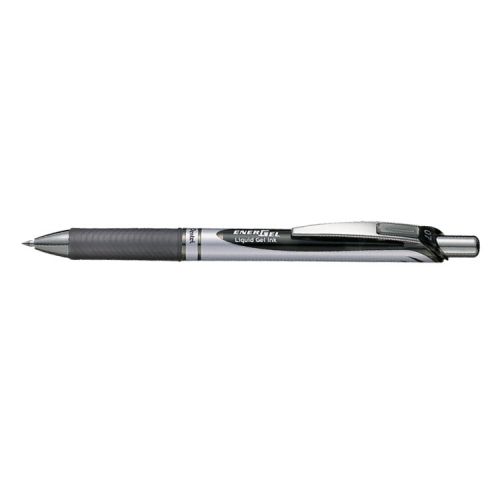 Best Value Pentel Energel XM Retractable Needlepoint 0.7mm Black PK12