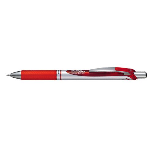 Best Value Pentel Energel XM Retractable Needlepoint 0.7mm RED PK12