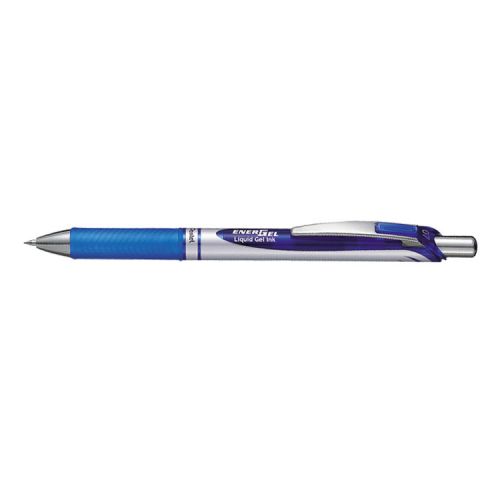 Best Value Pentel Energel XM Retractable Needlepoint 0.7mm Blue PK12