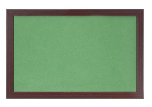 Best Value Bi-Office Earth-It Green Felt 60x90cm Cherry Wood 32 mm