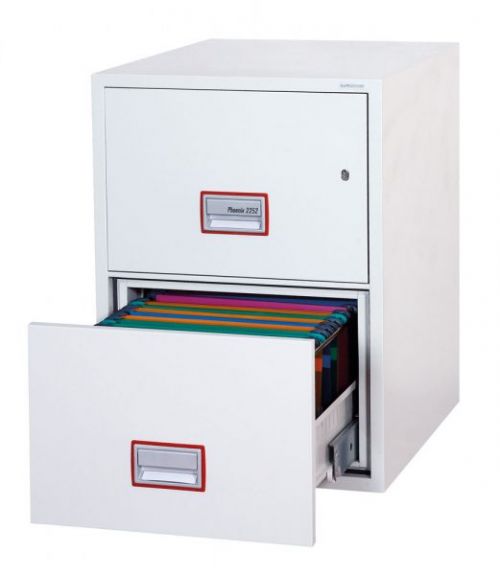 Best Value Phoenix Vertical Fire File 2 Drawer Filing Cbnet Key Lock