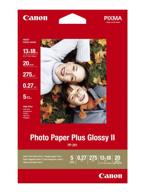 Best Value Canon 2311B018 Gloss Photo Paper 13x18cm 20 Sheets