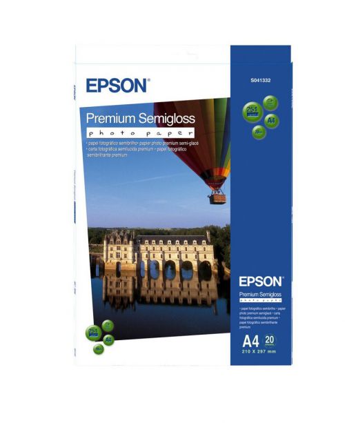 Best Value Epson Premium Semigloss Photo A4 Pack20