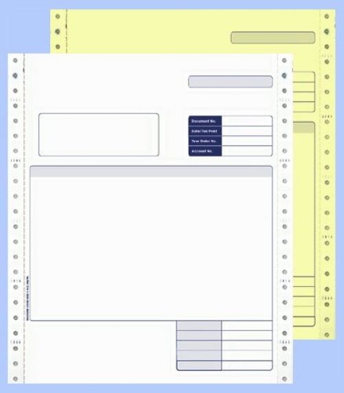 Best Value Sage Comp 2 Part Cont Invoice BX1000