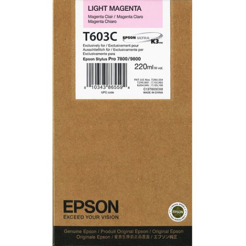 Best Value Epson Stylus Pro 7800/9800 Light Magenta 220ml