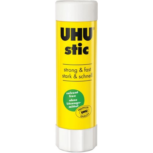 Best Value UHU Stic Glue Stick (8.2g) Solid Washable Non-toxic 1 x PK24