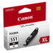 Best Value Canon 6443B001 CLI551XL Black Ink 11ml