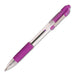 Best Value Zebra Z-Grip Retractable Ballpoint Metal Clip Med Violt PK12