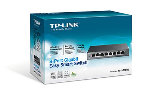 Best Value TP Link 8 Port Gigabit Managed Easy Smart Switch