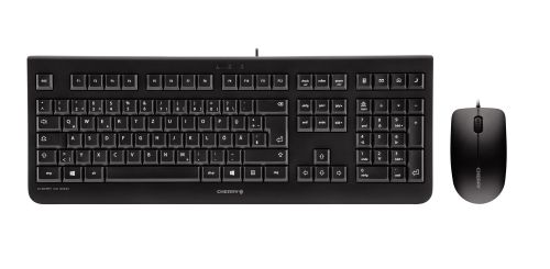 Best Value Cherry DC 2000 Wired Keyboard Mouse USB BLACK