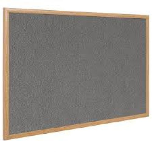 Best Value Bi-Office Earth-It Exec Felt Ntcbrd Oak Frme GR 120x90cm