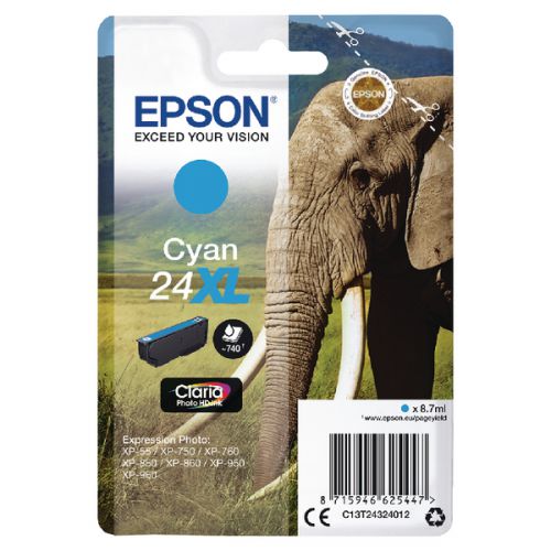 Best Value Epson XP750/XP850 Cyan Ink 8.7ml