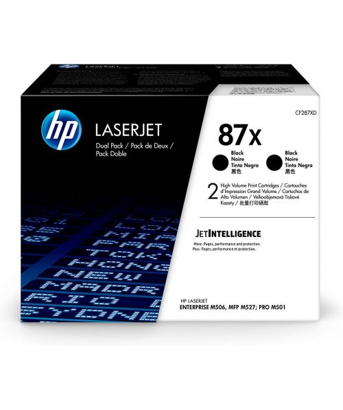 Best Value HP CF287XD 87X Dual Pack Black MFP M527 Cartridge