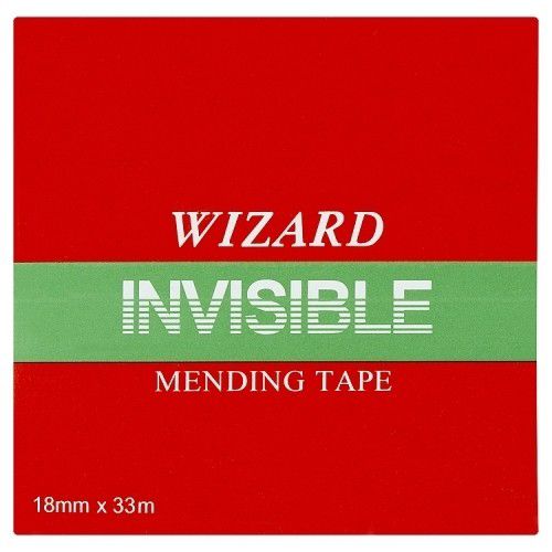 Best Value Value Wizard Clear Invisable Tape 19mm X 33m PK8