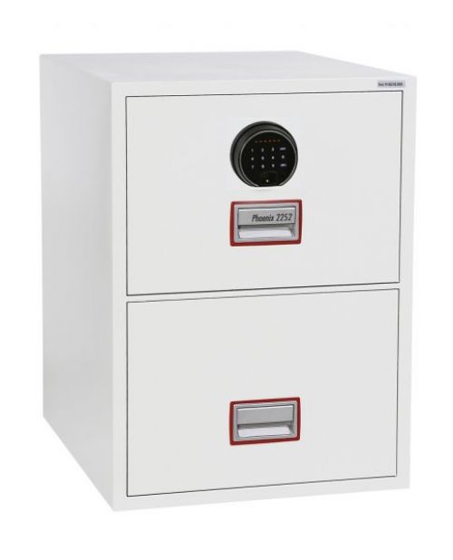 Best Value Phoenix Vertical Fire File 2 drwr Filing cbnt Fngr Lock