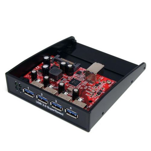 Best Value Startech USB3 Front Panel 4 Port Hub 3.5in 5.25in