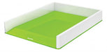 Best Value Leitz WOW Letter Tray Dual Colour White/Green