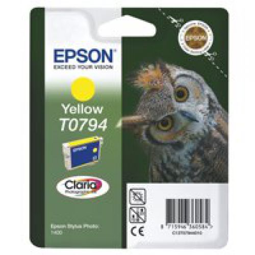 Best Value Epson Stylus Photo 1400 Yellow Ink Cartridge