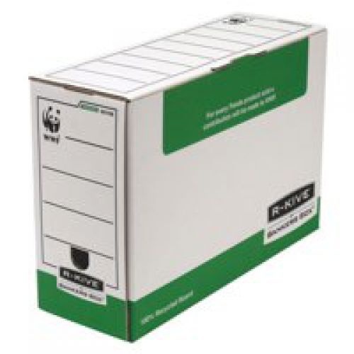 Best Value Fellowes System 120mm Folio Trans File Green PK10