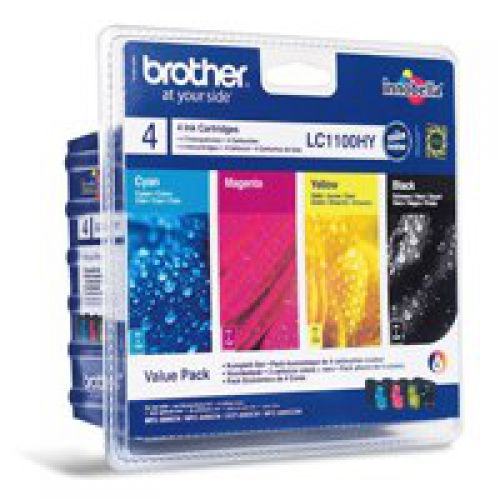 Best Value Brother LC1100 Bk/C/M/Y Value Pack