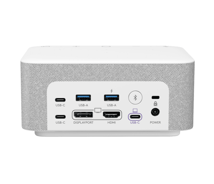 Logitech Logi Dock for UC - Docking station - USB-C - HDMI, DP - Bluetooth - Off White