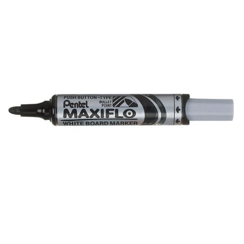 Best Value Pentel Whiteboard Marker Bullet Tip Black PK12