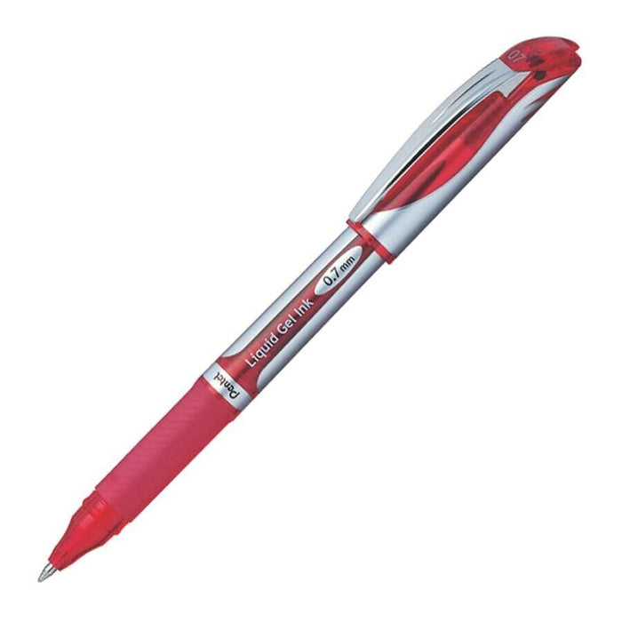 Pentel Energel XM Gel Tintenroller Feine Spitze 0,7 mm Rot PK12