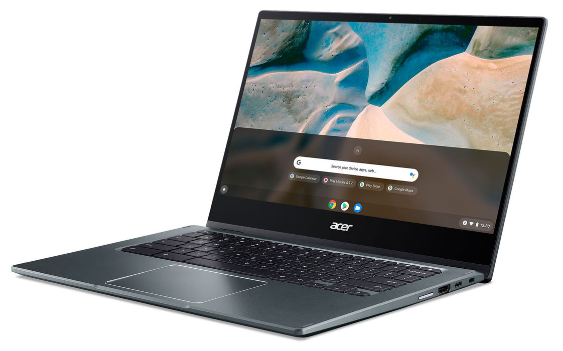 Acer Chromebook Spin 514 CP514 1H 14 Inch Touchscreen AMD Ryzen 5 3500C 8GB RAM 128GB eMMC Chrome OS Silver Notebook